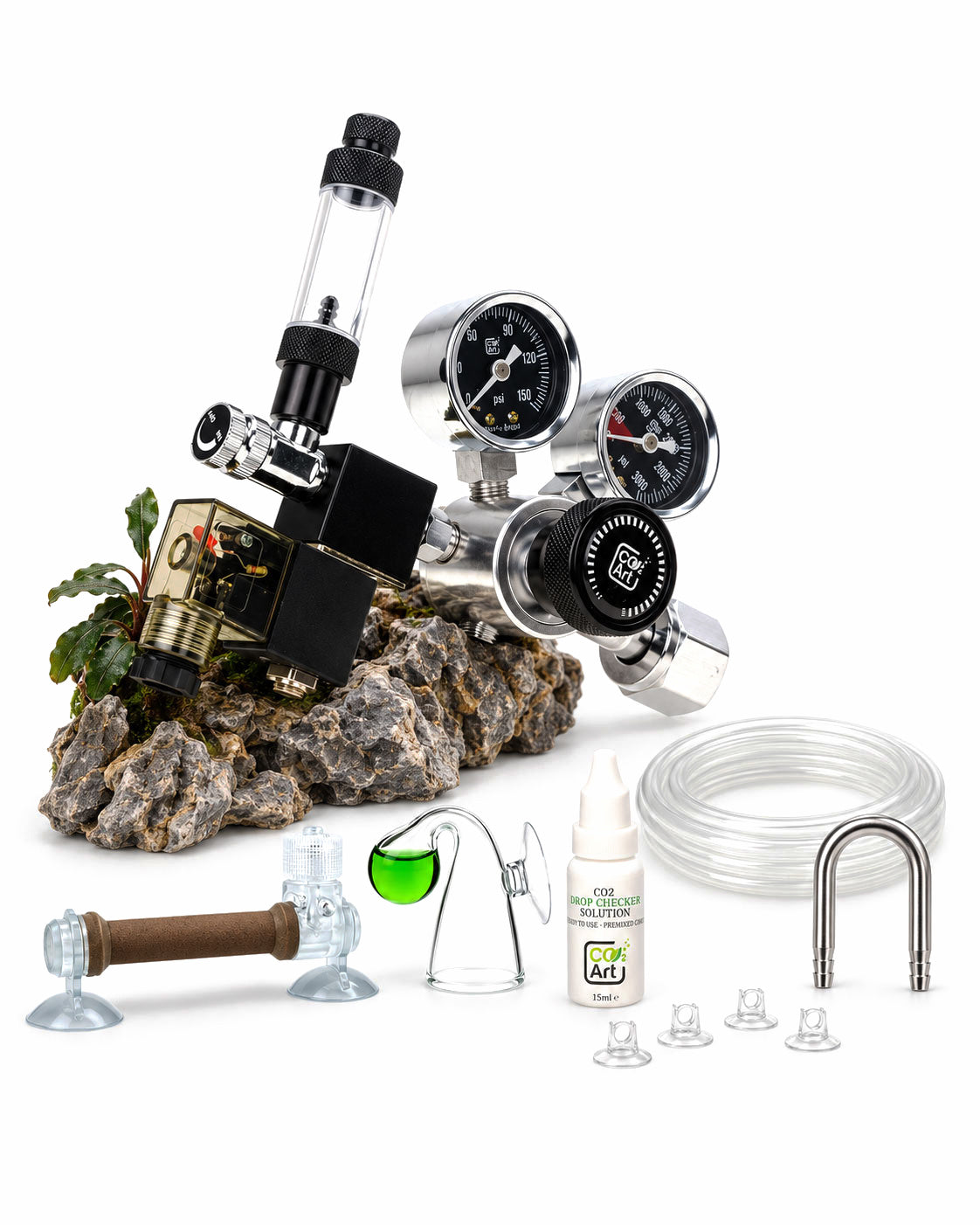 Pro-SE Serisi Tank İçi Flux_ Difüzörlü Komple Akvaryum CO2 Sistemi