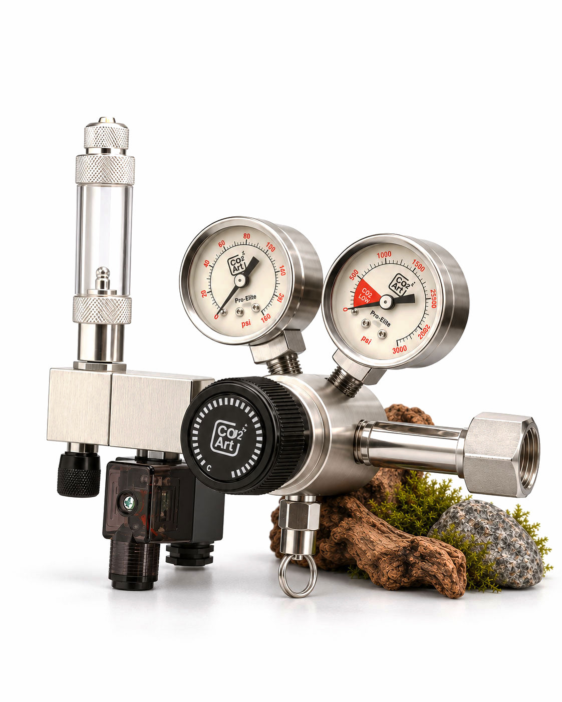 Yeni Pro-Elite Serisi V2 - En Gelişmiş Akvaryum Çift Aşamalı CO2 Regülatörü